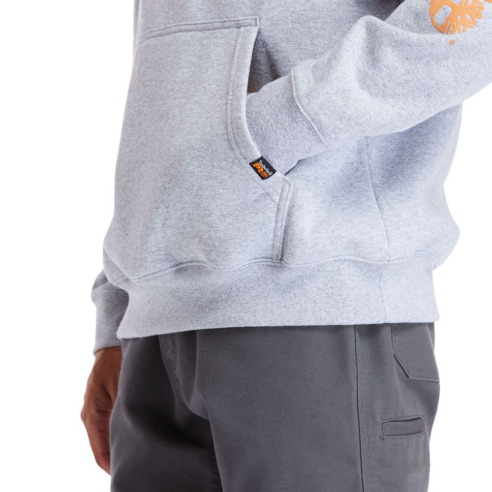 Timberland Mens Sweatshirts PRO® Big & Tall Hood Honcho Sport Hoodie - Grey - India FY5981470